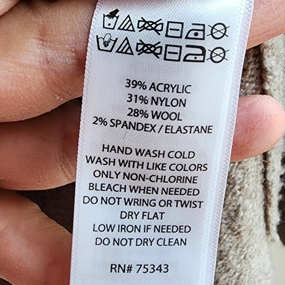 Nanette Lepore Taupe Turtleneck Sweater Size Small - Picture 9 of 15